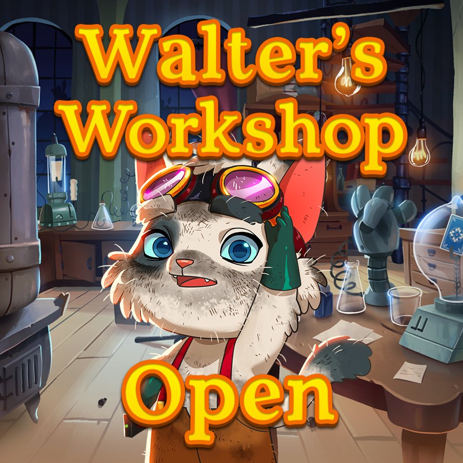Walter's Workshop is OPEN! ⚡  An electrifying experiment awaits... ⚡