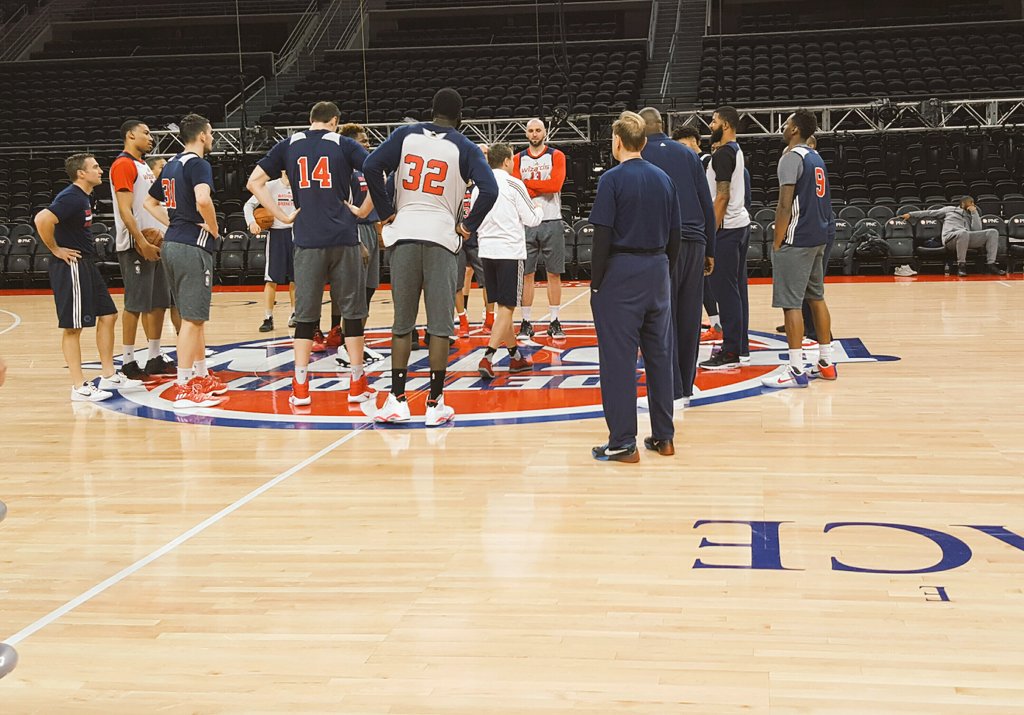 Prep for Detroit  We go for 5 in a row tomorrow night (6pm)   #WizPistons https://t.co/R9nPegYwLu