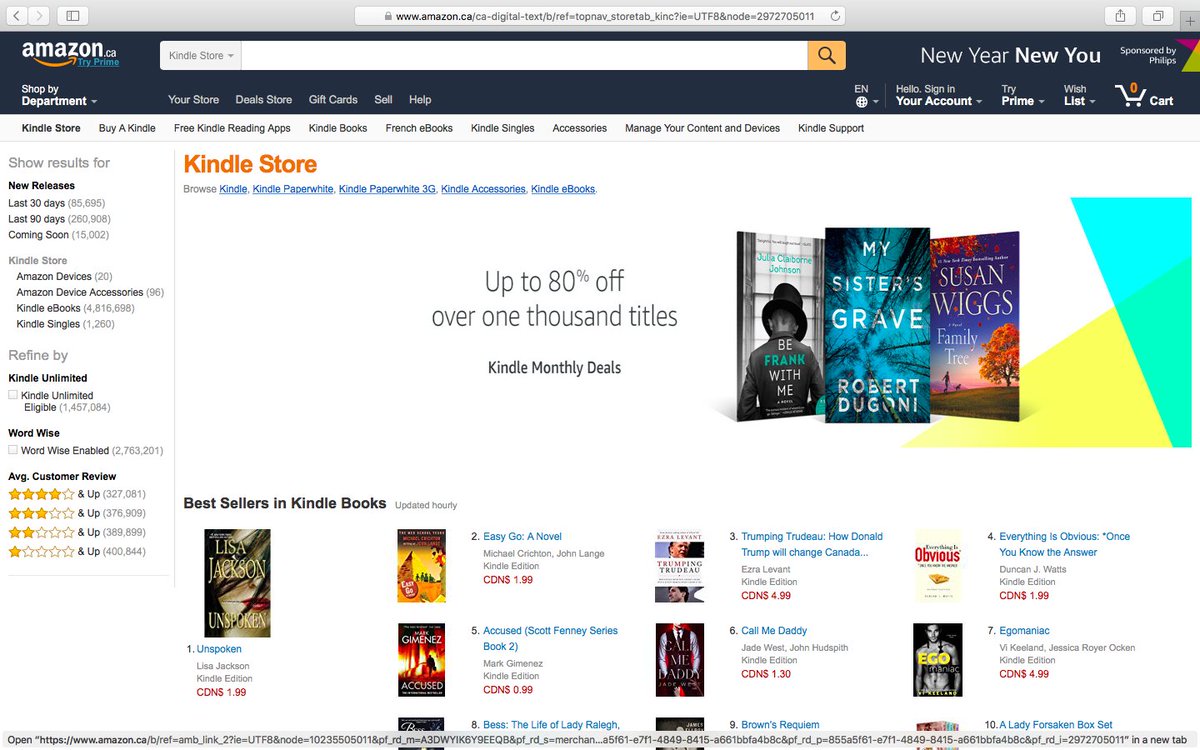ezralevant's tweet photo. Thanks Canada! My new book, https://t.co/p4YLQAQ1N4, just hit no. 3 on Amazon.ca's Kindle best-seller list! #cdnpoli #MAGA #Inaurguration https://t.co/K7qmJK3GfX