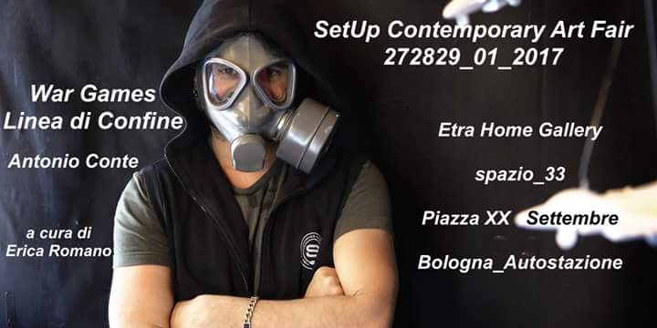Artistapopolare's tweet photo. SETUP CONTEMPORARY ART FAIR 2017 
WAR GAMES LINEA DI CONFINE
ANTONIO CONTE 

#setupartfair #setup17  #antonioconte https://t.co/hBY3IXFxCX