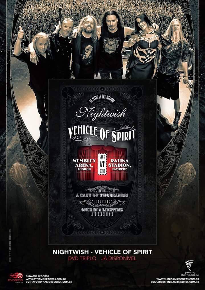 #VehicleOfSpirit will be available in Brazil 31st January <a href="/NightwishBand/">Nightwish</a>