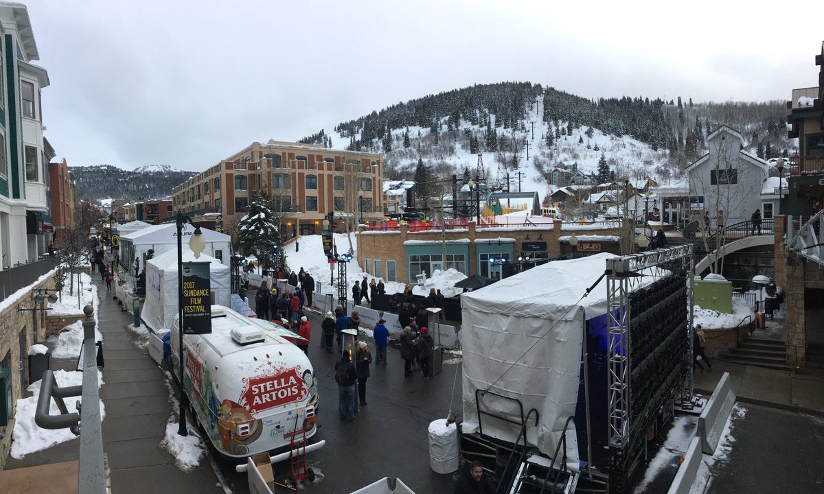veronajohn36's tweet photo. Sundance Festival Village taking over Main Street @sundancefest #sundancefestival2017 what movies should I go see? @THR https://t.co/3XxPoMqsM3