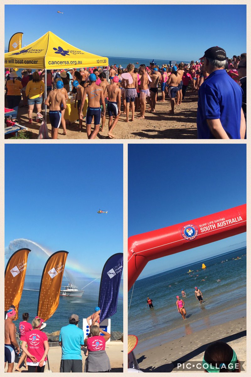 Congratulations on another great #pink&amp;blueswim West Beach SLSC. Great cause, amazing turn out! Always happy to take part &amp; help out #5024