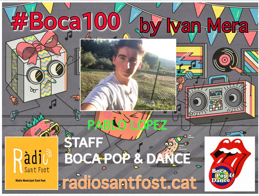 bocamorning's tweet photo. Hoy a las 10h en @radiosantfost con @IvanMera3 #Boca100
@JordiMorenoFM @pablo_music_ y #CrisRincon #CoPresentadora 
#Staff #Colaboradores https://t.co/zHoQGoTYNP