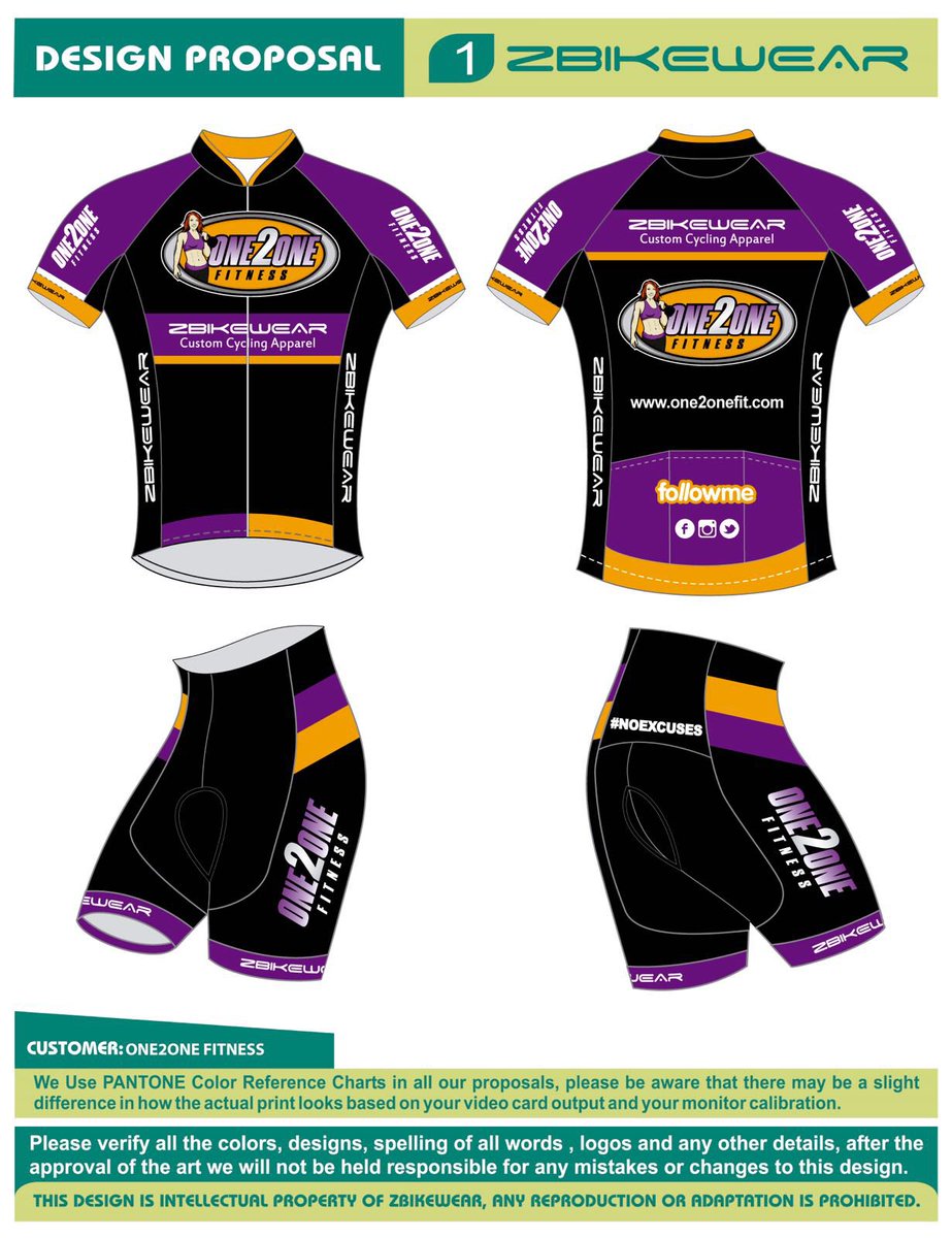 One2OneFit's tweet photo. The new One2One Fitness cycling kit by @Zbikewear πππ#custombikewear #thiswillmakeyoufaster #icanmakeyoustronger https://t.co/faYb2nMszA