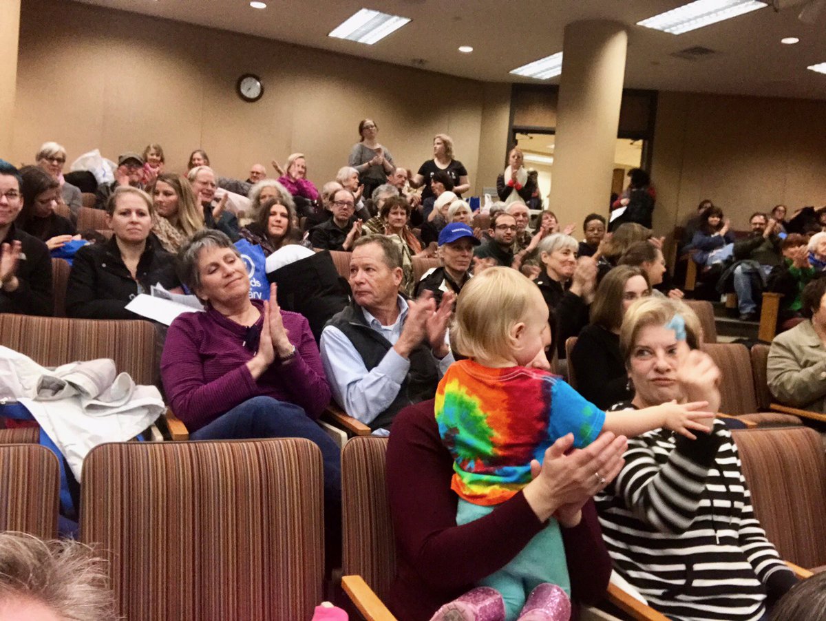 The bus is packed as Shelli Yoder and other Democrats head to Washington D.C. for the #WomensMarch!