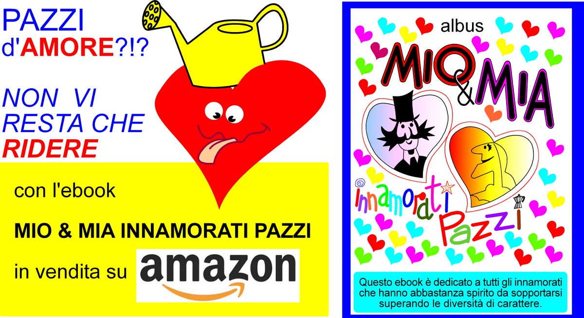 aaa_albus's tweet photo. https://t.co/4AmFXqxRm8
 #ALBERTOALBUSBUSTREO    #BEZOS   #BESOZ   #EBOOK   #INNAMORATI   #HUMOR   #VIGNETTE   #RIDERE    #BACI   #AMORE https://t.co/hmpbFkBEXP