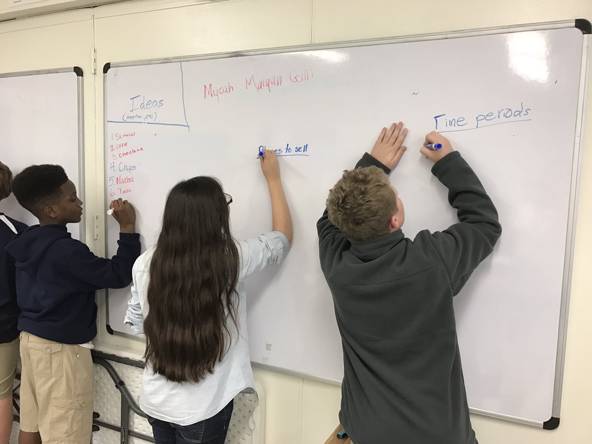 STM_Math7's tweet image. Planning phase of concession stand for @STMMiddle. What? Where? When? #7thgrade #mathportfolio