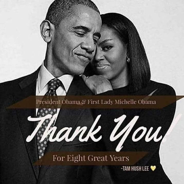 AaronJFans1's tweet photo. Thank you for 8 years. #PresidentObama #obamafarewelladdress #Michelle https://t.co/HhBFfpbego
