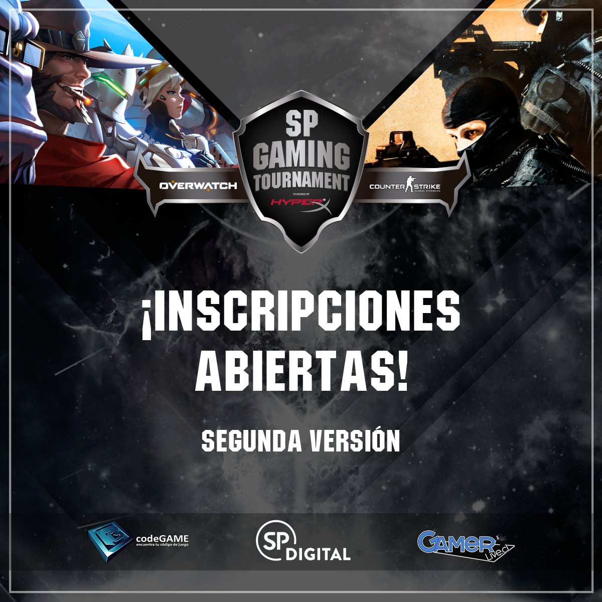 SPDigital_Chile's tweet photo. Comienzan las inscripciones para la 2da versión del "SP GAMING TOURNAMENT POWERED BY @HyperXLatam".
https://t.co/mRwklodKl2 https://t.co/BIBvDbdb9H