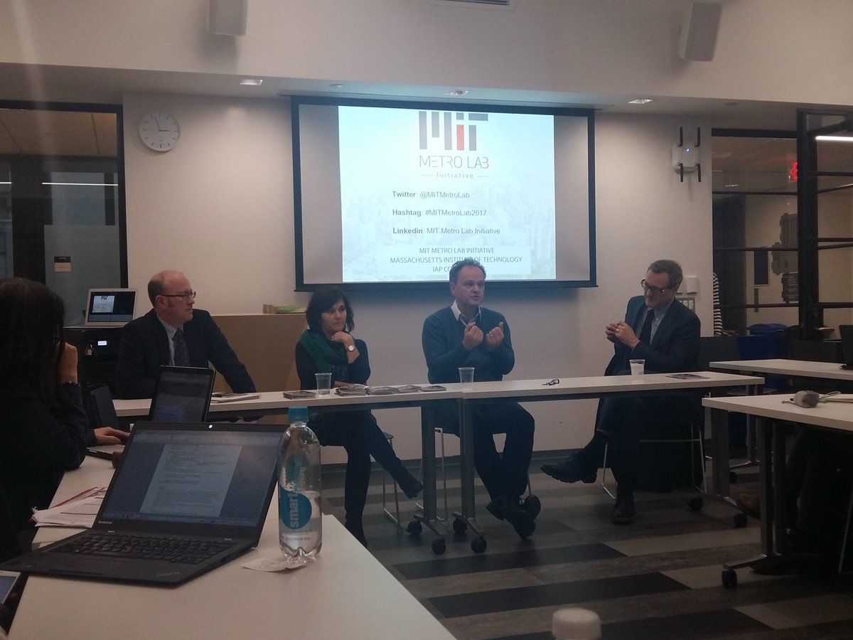 GonzaEchegaray's tweet photo. Cerrando #MITMetroLab2017 en @MIT c/los ref metropolitanos de planeamiento de #NewYork #Boston #Paris y #Milan. Gran trabajo @MITMetroLab https://t.co/u5MBxvpYaP
