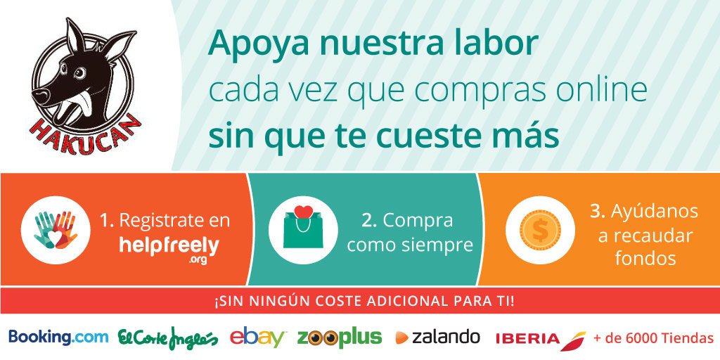 hakucananimals's tweet photo. ¿Si pudieras ayudar gratis lo harías, verdad? Ya es una realidad con Helpfreely. Regístrate https://t.co/lmiptBD12e https://t.co/86FIigVND8