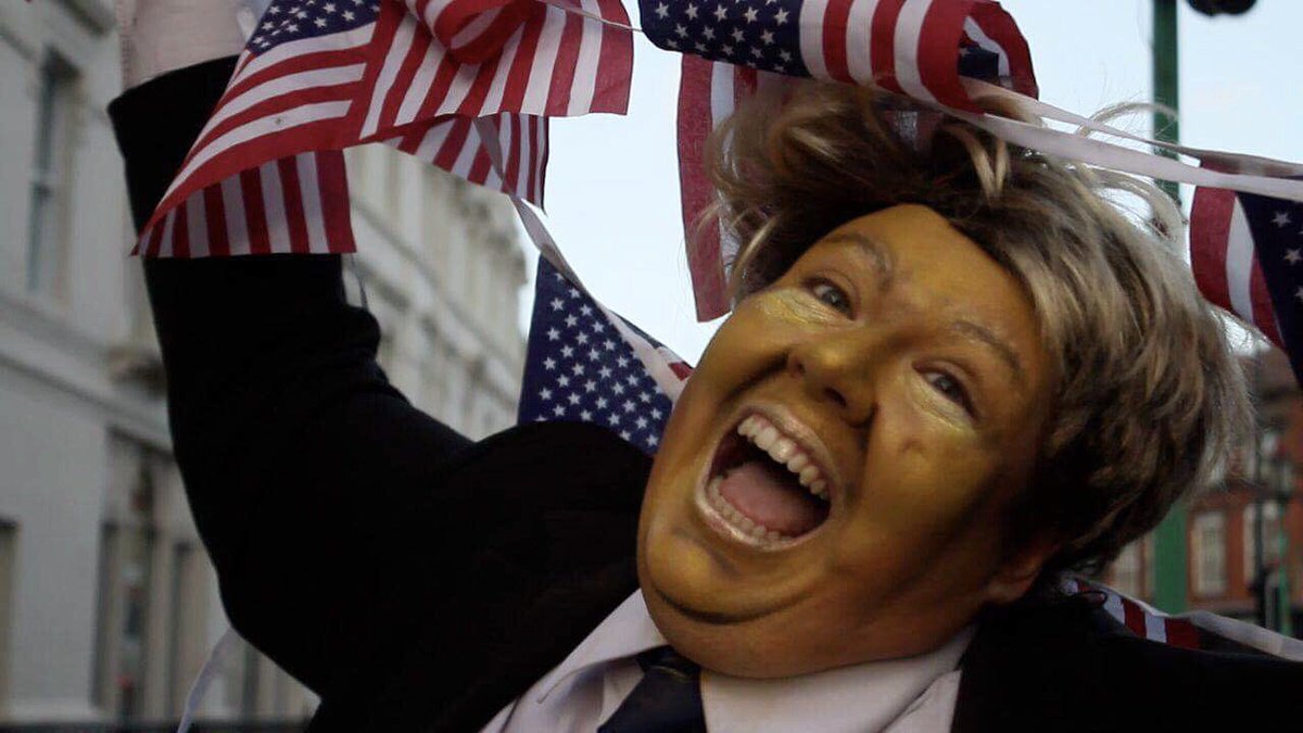 Don't not fear the bully in the wig...tomorrow we protest peacefully, using our hungry queer art bitch gifts.