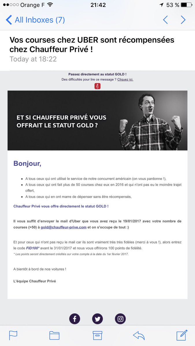 #killermarketingteam #davidwinsintheend cc <a href="/ChauffeurPrive/">Kapten (ex Chauffeur Privé)</a> <a href="/AnnekCoen/">Anne-Carole Coen</a>