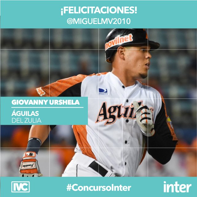 TuMundoInter's tweet photo. Felicidades @miguelmv2010 ¡La sacaste de home run, te llevas el premio cortesía de @IVC_NETve! ⚾️ #ConcursoInter
*Envíanos por DM tus datos https://t.co/mG1GxR7Qvh