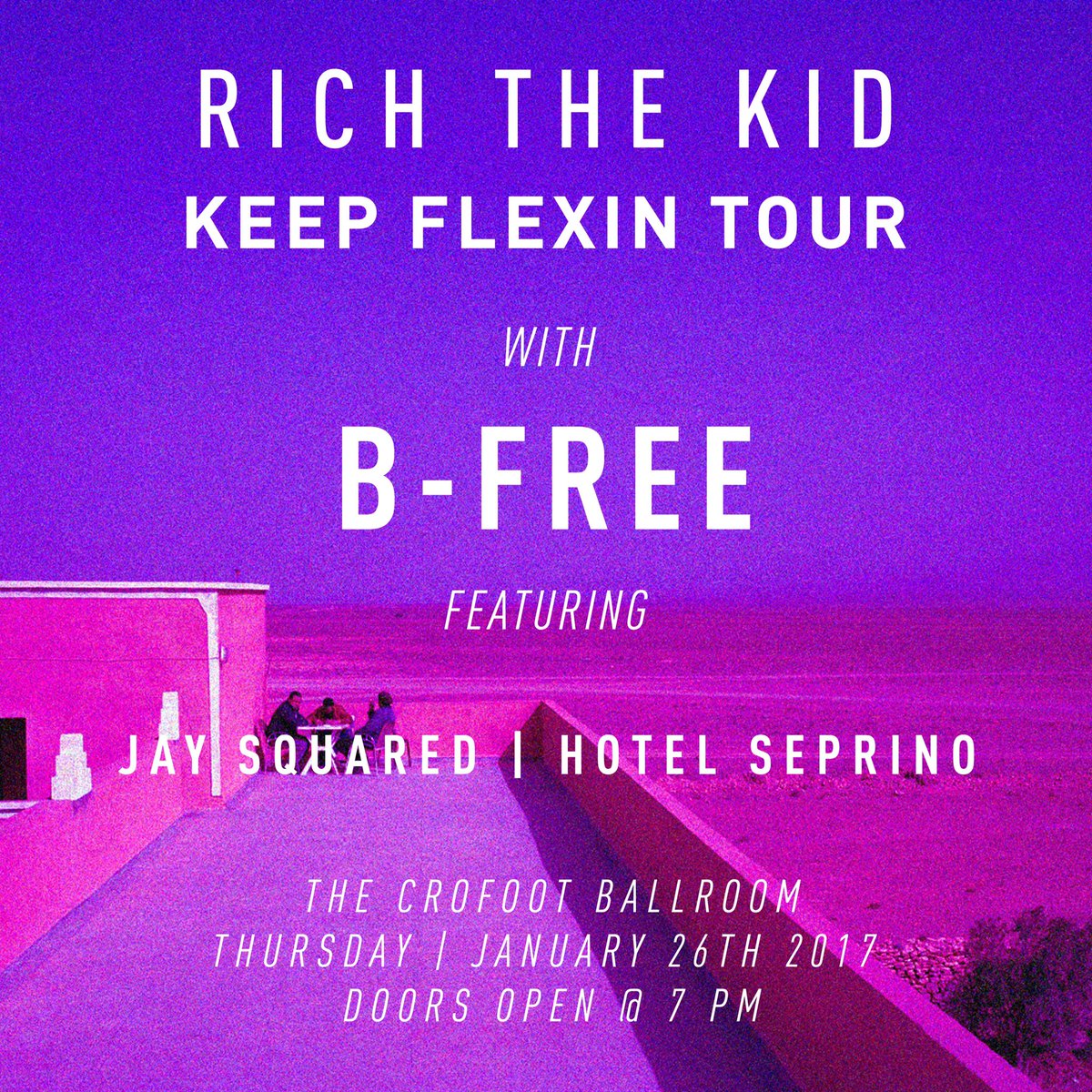 officialbfree's tweet photo. Dropping a new song this Wednesday. Opening up for @richthekid Thursday with my brothers @SquaredGolden &amp; @HotelSeprino! DM me for tickets! https://t.co/dU0E2sxMwi