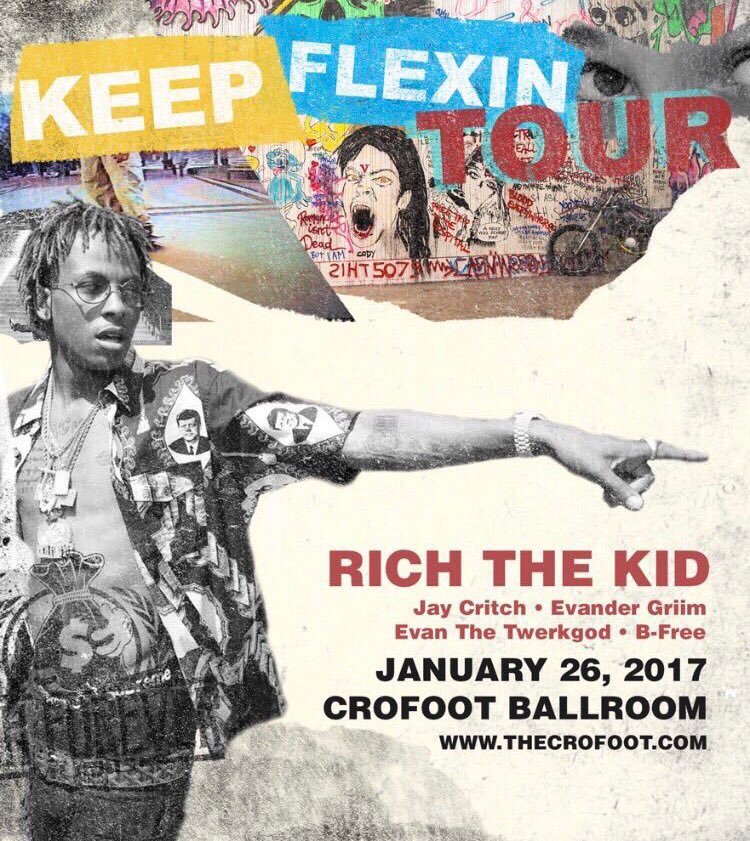 officialbfree's tweet photo. Dropping a new song this Wednesday. Opening up for @richthekid Thursday with my brothers @SquaredGolden &amp; @HotelSeprino! DM me for tickets! https://t.co/dU0E2sxMwi