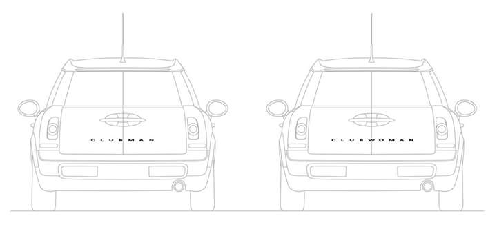 MiniStickersUk's tweet photo. *NEW* Clubman and Clubwoman stickers now available @ https://t.co/AecEFf9RkH . Reflective shown in picture below!! #mini #Stickers https://t.co/mAkJjGXdiB