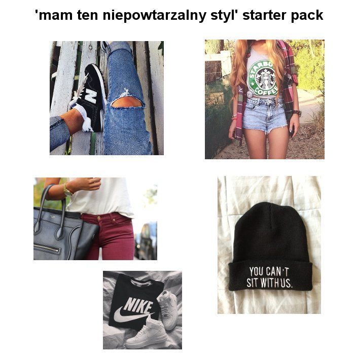 jean shorts starter pack