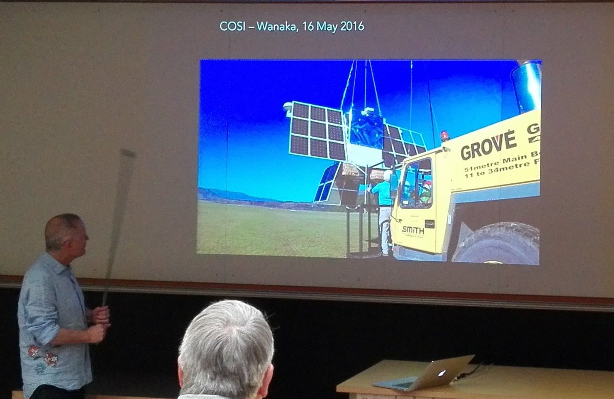 Ai pris un peu d'altitude à la conférence sur "Des ballons stratosphériques au service de l'astronomie" donnée par M. Peter von Ballmoos 🔭🛰️