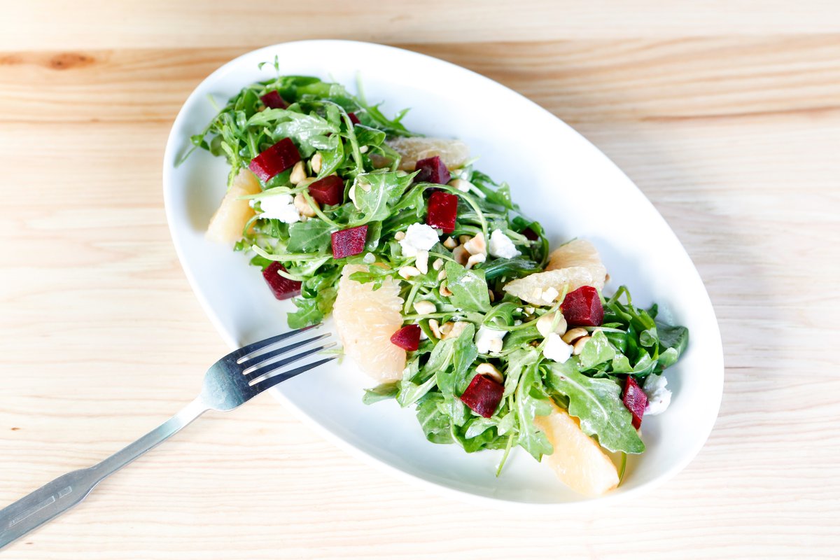 It feels like spring. Come into HG to get this fresh tangy and sweet salad.