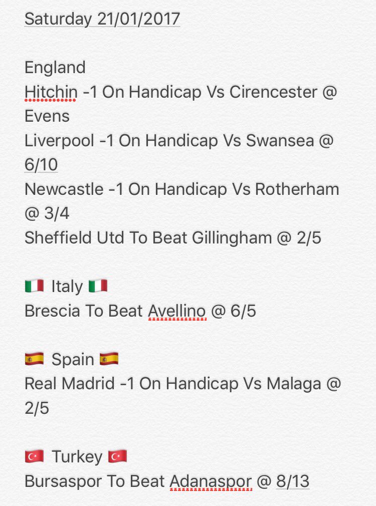 StatsWhereItsAt's tweet image. Saturday 21/01/2017