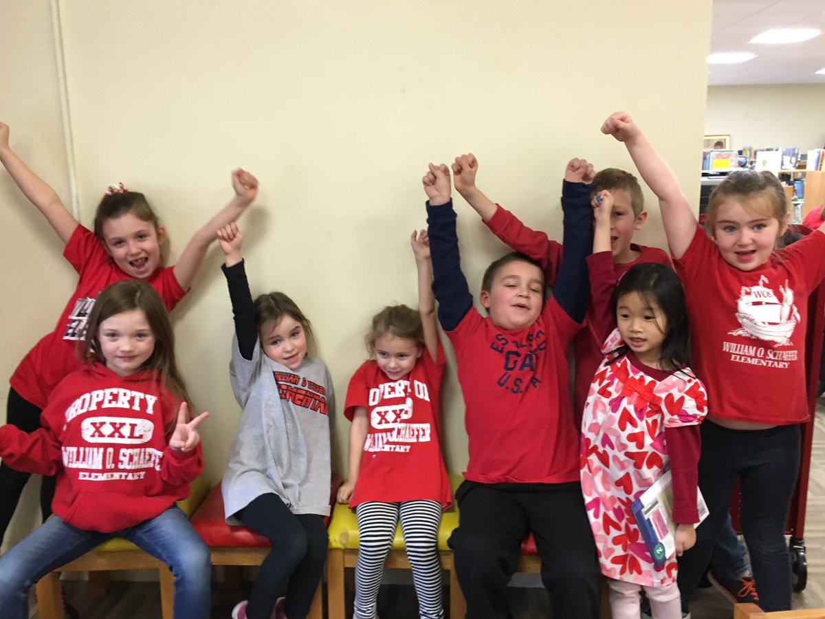 WOSnews's tweet image. #mrskuhnWOS&apos; class shares their best (quiet) WOS cheer on School Spirit Day