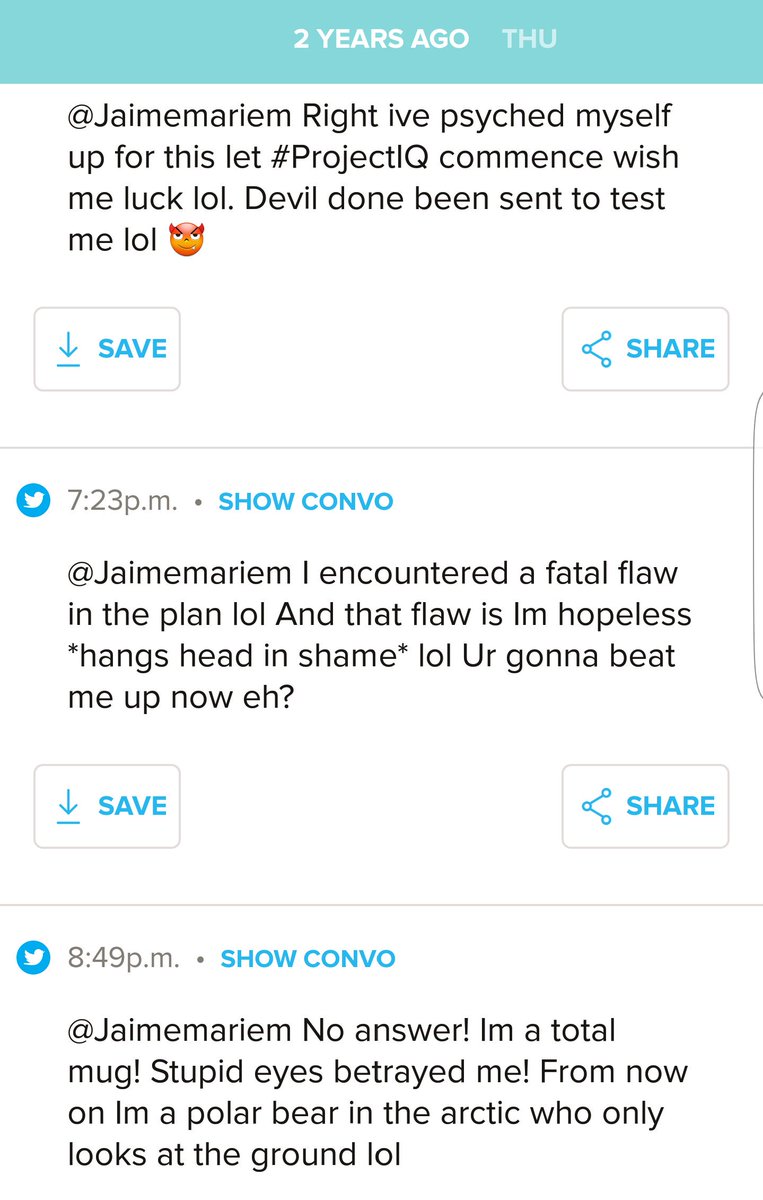 sparkly_ace's tweet image. I also saw this in timehop today!  Remember #projectIQ? Lol &quot;Im a polar bear in the arctic who only looks at the ground!&quot; 😂😂