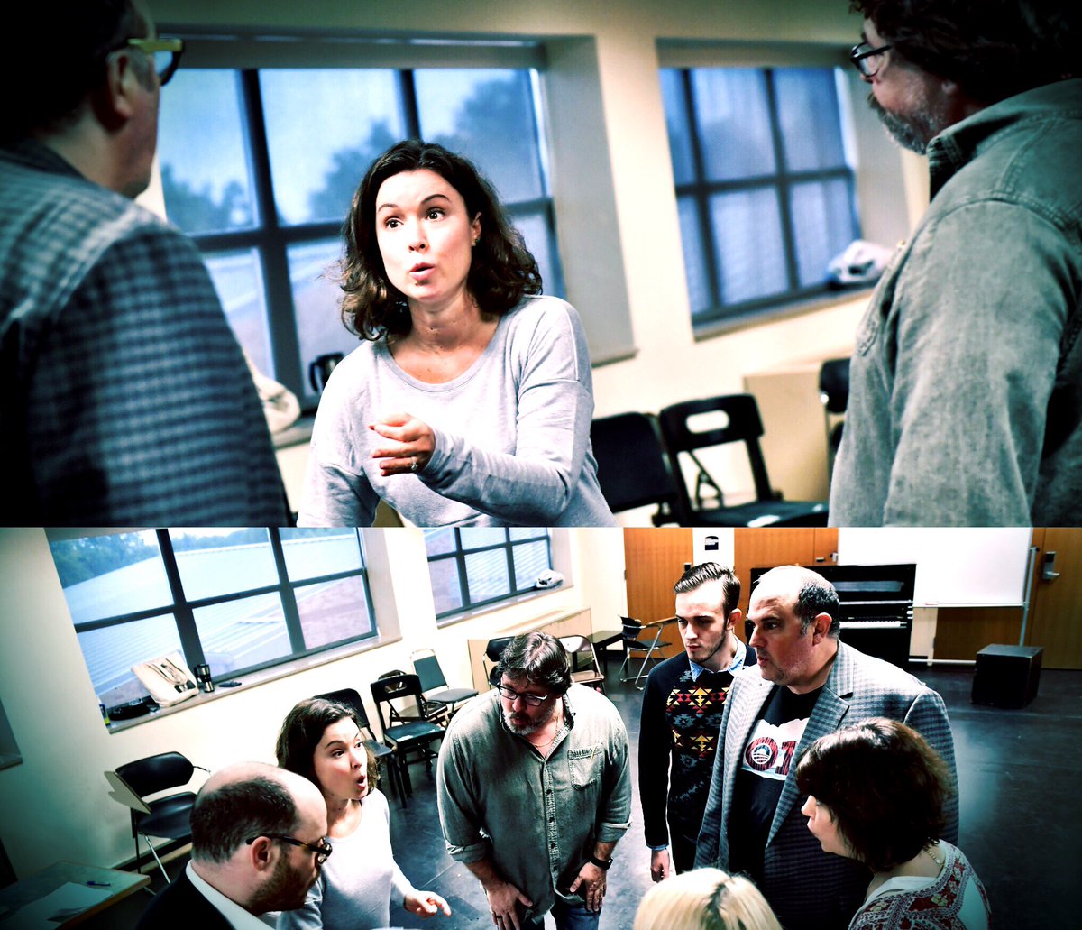 LessacVoice's tweet image. Certified Trainer-Courtney Brown-leading her graduate dialects class at Kent State! #lessac #voice #dialects #kentstate @KentState