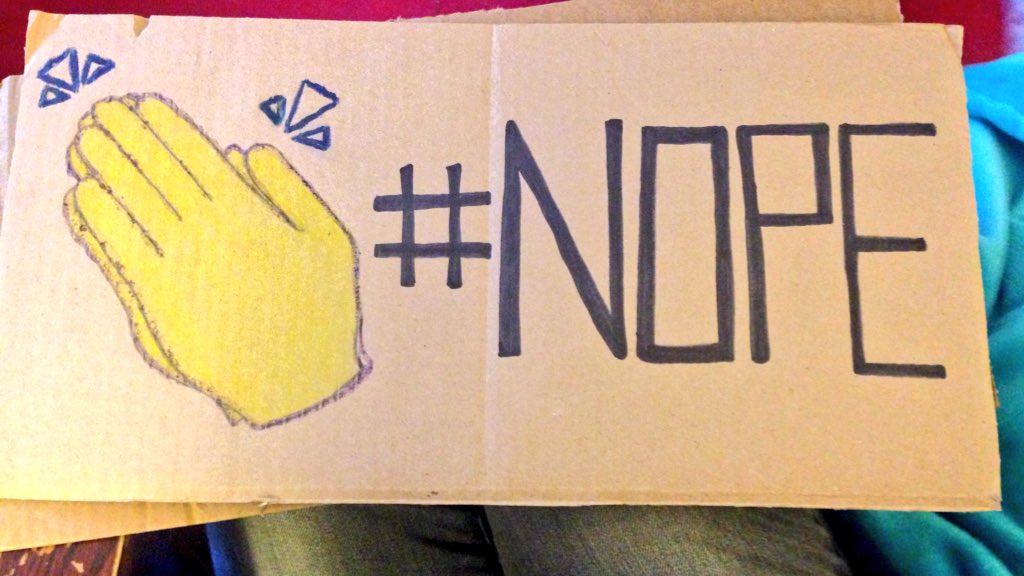 @ChiokeRVA come over. we're making protest signs about our current feelings.