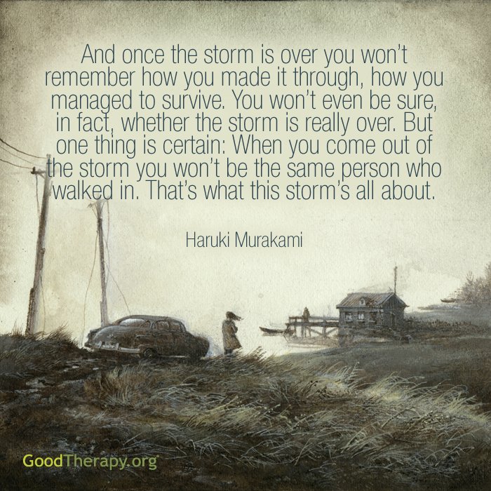 Good_Therapy's tweet photo. You will weather this storm. ♥ #DailyQuote #wisdom https://t.co/SWDmpJgVGa https://t.co/gSNuj9L3kP