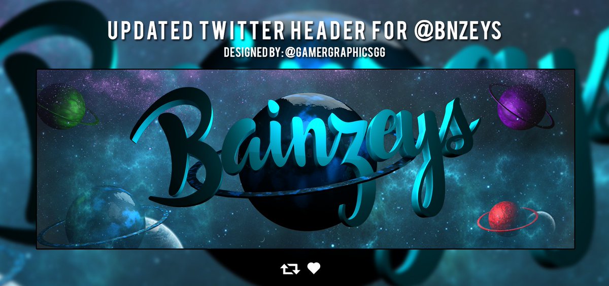 GamerGraphicsGG's tweet image. Updated Twitter Header for: @bnzeys 
#GFX
@DNR_CREW @NightRTs @GFXLight @GamerRetweeters @CalzhyRTs