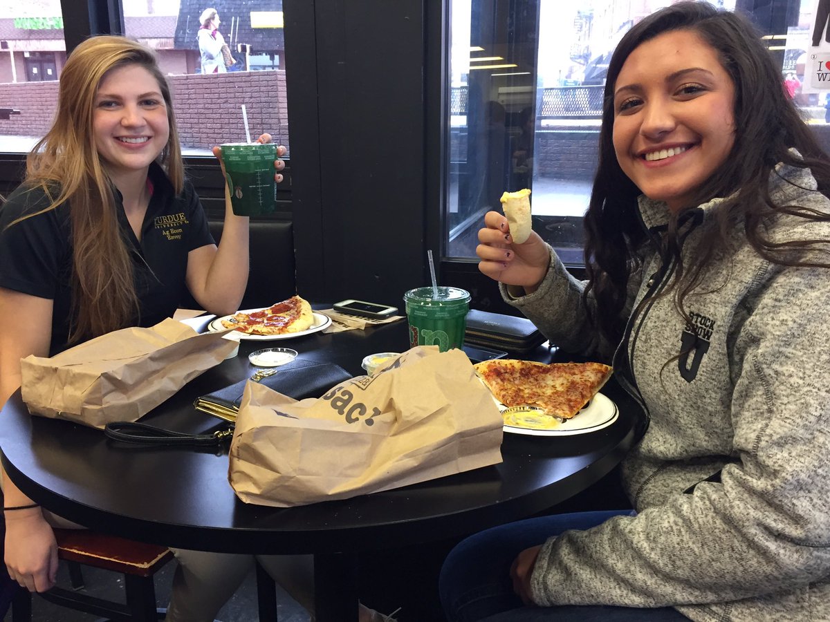 purduewesterneq's tweet photo. Genna &amp; Hadlee are enjoying their meal at hotbox today to support our skip a meal! It's not too late for you to eat some breadsticks! https://t.co/heAISebwje
