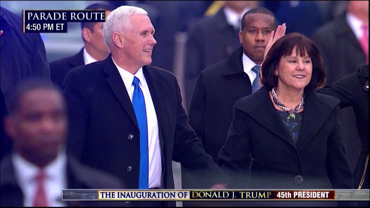AmyMek's tweet image. .@VP Pence and Second Lady Karen Pence look genuinely humbled and appreciative of this experience! #Inauguration