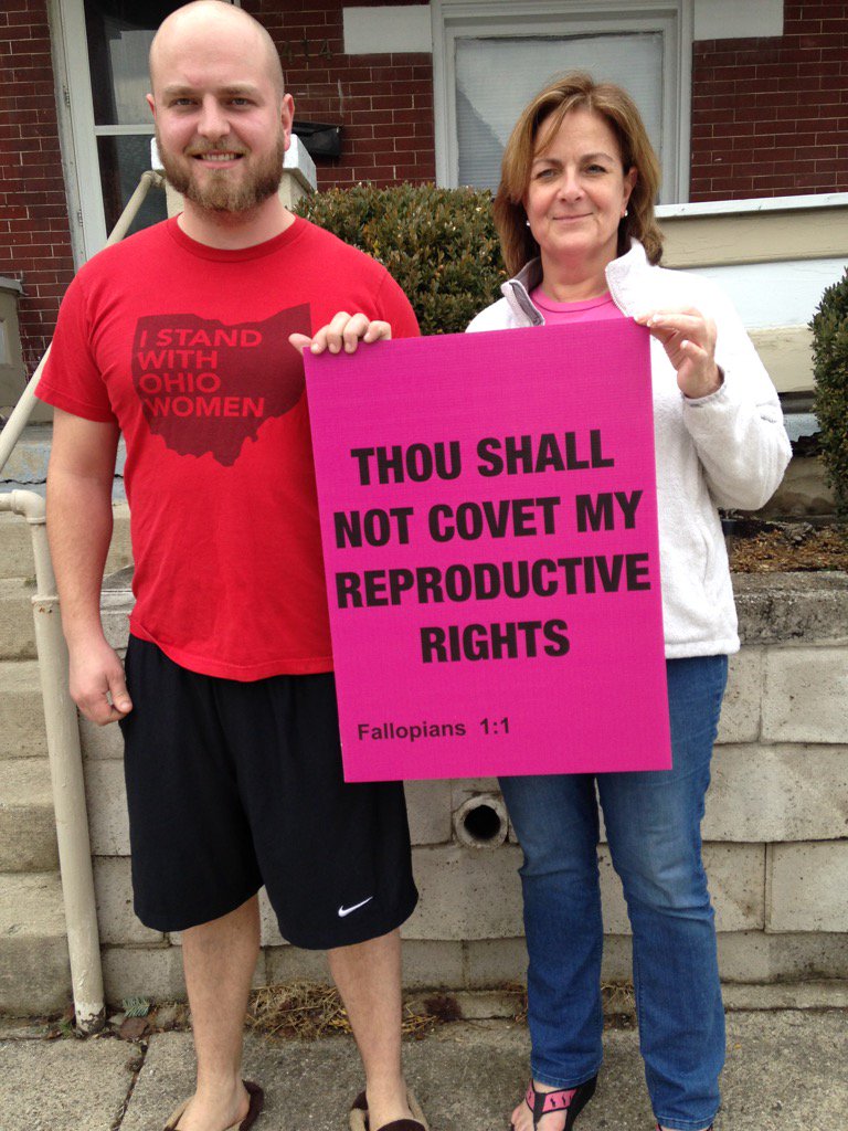 ProgressOhio's tweet photo. On the road to resist with @KRolfe25 #FamilyValues https://t.co/1hMURAQZLt