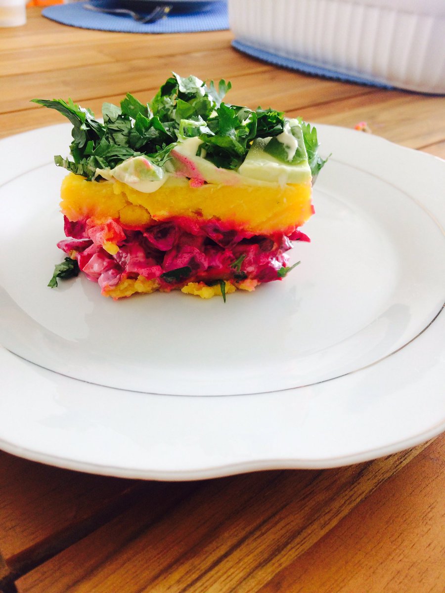 MarzanoAraceli's tweet photo. Mi Causa Limeña 💜 #homemade #ricor #cocinaperuana #bendicion  Receta next step 😂 #fiacaescribir https://t.co/uT2PJp7MMr