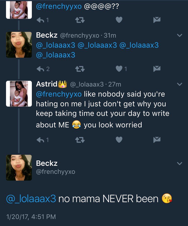 610TEA's tweet photo. Oh shit 👀 #clapback (view previous post) 🍃👀🐸☕️ https://t.co/kwlv7eHMlL