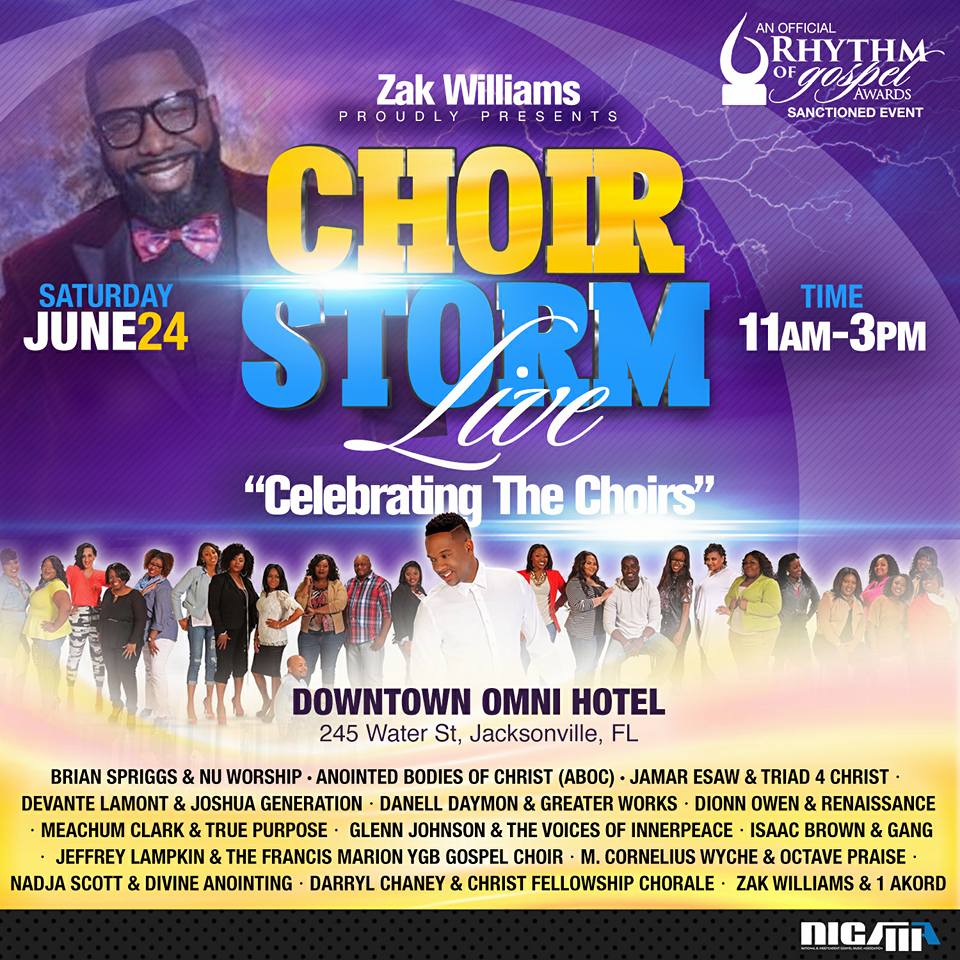 ChoirStormRadio's tweet photo. JACKSONVILLE , F L O R I D A - THE STORM ⛈☔️ IS HEADED YOUR WAY!!! GET READY!!!!!
#choirstormradioshow
#choirstormlive
#rhythmofgospelawards https://t.co/O9Ghr9PiOt