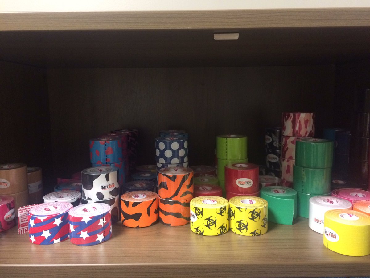 EvolutionHCF's tweet photo. New rock tape order!! Be sure to ask for some fun colors at your next #chiropractic appointment! #evolutionhcf https://t.co/sY2DZZMJsB