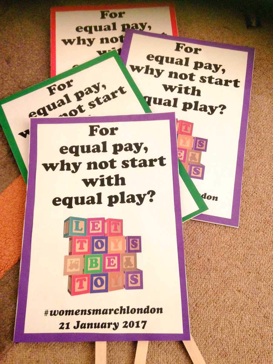 Fun evening making placards - we're ready for #WomensMarch on London tomorrow! #Equality #WeWillNotBeSilent