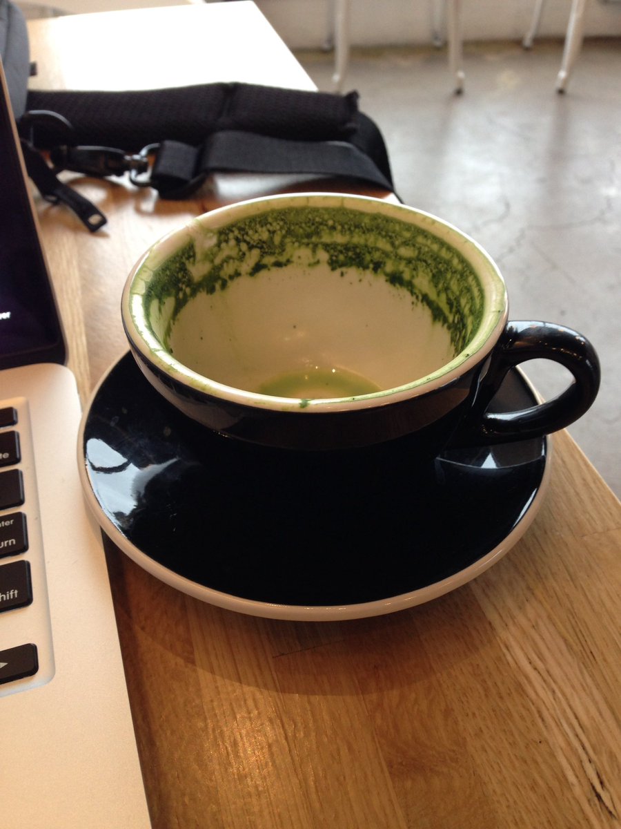 MokiDestroyer's tweet photo. New trend where I post pics of my coffee after I drink it #emptycup #coffee #greentea https://t.co/kyi5txWMhb