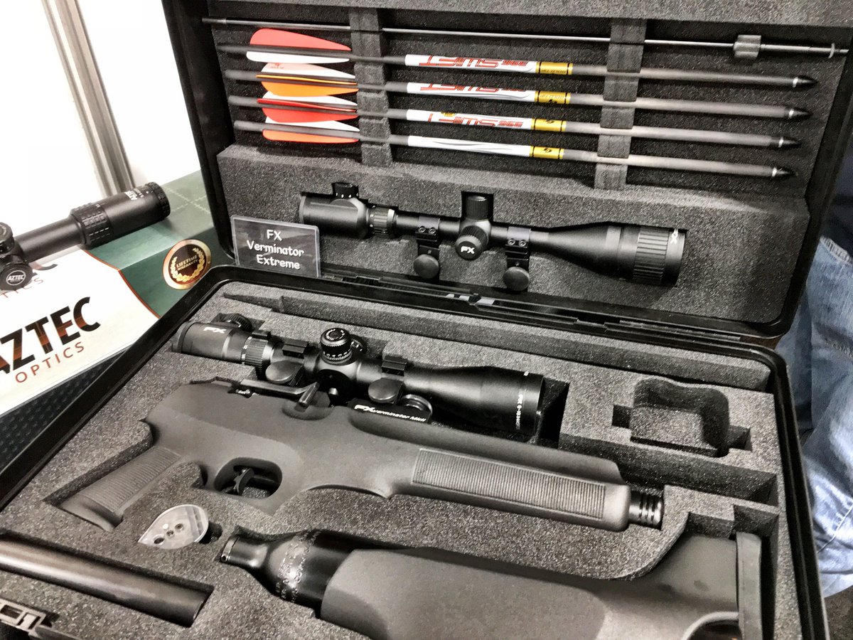 tommchale's tweet image. Now that&apos;s a briefcase! FX Airgun kit inside. #airguns #guns #shotshow