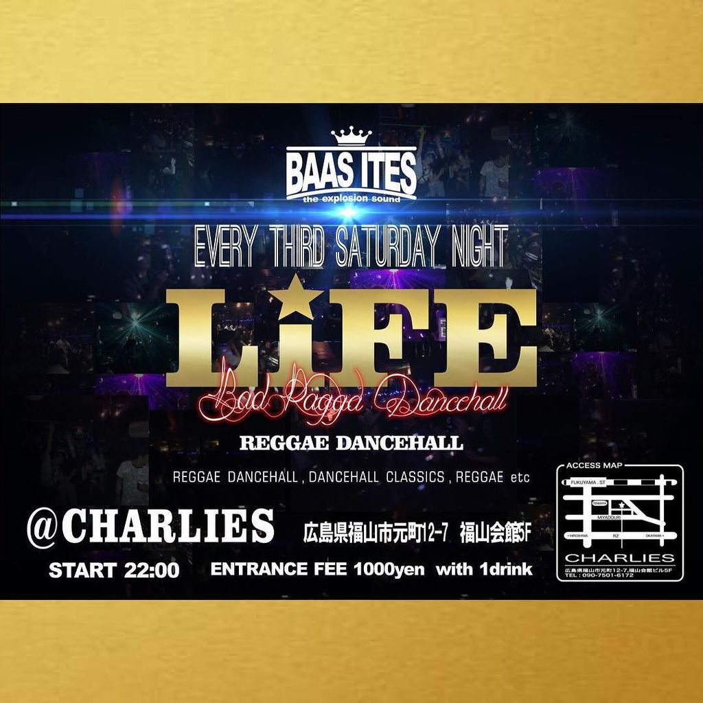 BOOM_RIDE_SOUND's tweet photo. おはようございます！
さあ今夜は新年1発目の福山REGGEA DANCEHALLのLIFEですよ〜！！
急遽ですが、今回のドレスコードは金！GOLD！
金色のアイテムを身に付けてD… https://t.co/xRQ9SCbh44 https://t.co/wzJl6YfA3j