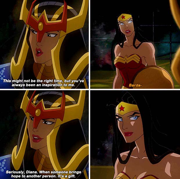 Barda has been a fierce warrior since childhood;having grown up in <a href="/GrannyGoodness_/">Granny Goodness, Director, Home For Orphaned Youth</a> Terror Orphanage.Barda can fight Kryptonians tie to toe