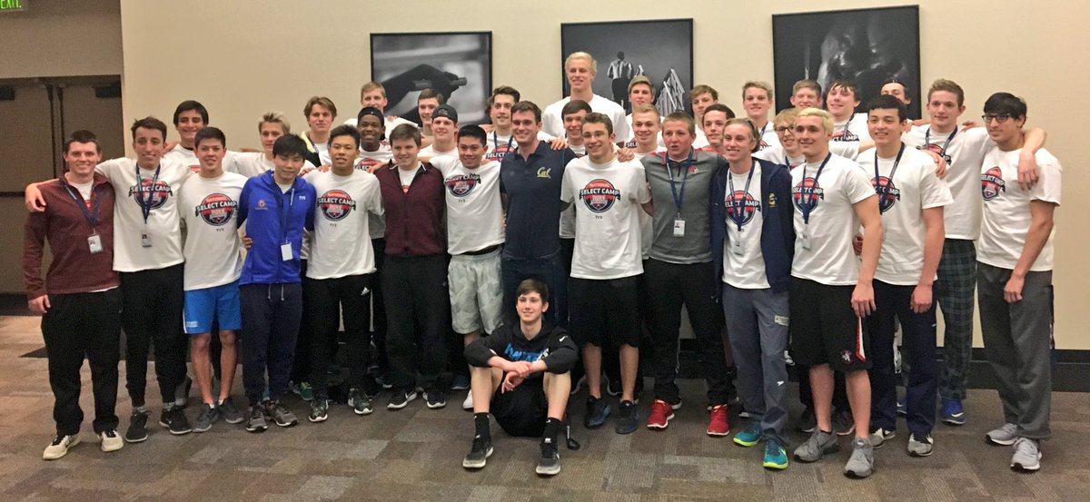 USASwimming's tweet photo. .@sethkstubbs spoke to the boys at #NSC16 about his journey from '09 National Select Camp to his 3rd place 100 FL finish at #SwimTrials16. https://t.co/nu1sngMkLl