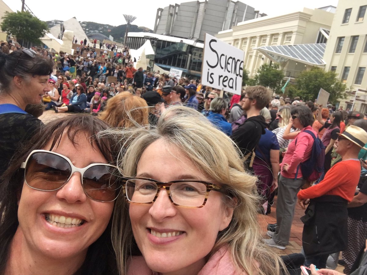 JaneOLO's tweet photo. Hundreds here at Civic Square for #WomensMarch #WMWelly including me and @longlostleah https://t.co/6A6b5u3Kmw