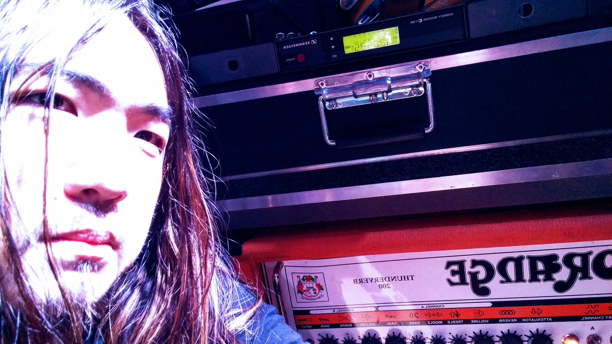 Arrived to San Leon Texas!!!! SOUNDCHECK!!!!! <a href="/BandFlaw/">FLAW</a> <a href="/OrangeAmps/">Orangeamps</a> @Schecter_Guitar
