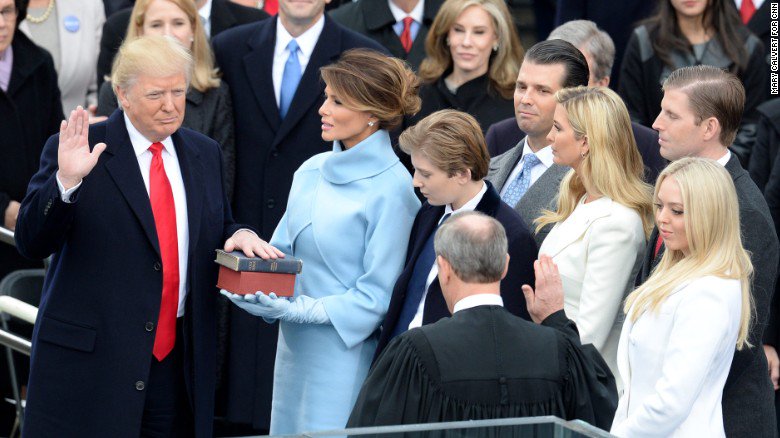 President Trump brings his campaign message of populism to Washington cnn.it/2jWNq3I #inauguration