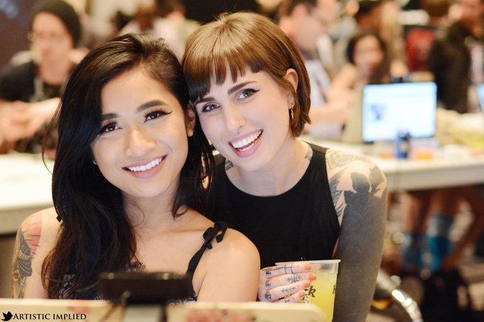 Best of day 2. At the @chaturbate booth. @AveryBlvck &amp; @anamercury_ https://t.co/BzUOqMtR9X<a class="tags" href="/tag/chaturbate">@chaturbate</a><a class="tags" href="/tag/averyblvck">@averyblvck</a><a href="/tag/maybenextyear"class="tags"><span>#maybenextyear</span></a>