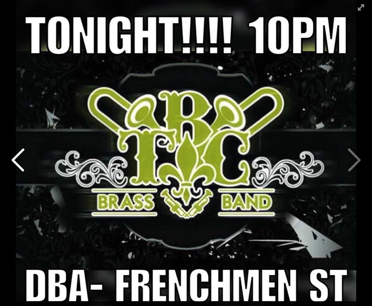 TONIGHT: <a href="/TBC_BrassBand/">東京ブラスコンコード</a> bringing that musical healing to <a href="/dbaneworleans/">d.b.a. New Orleans</a> $10 cover - and yes Lawwwd we need it now!!!